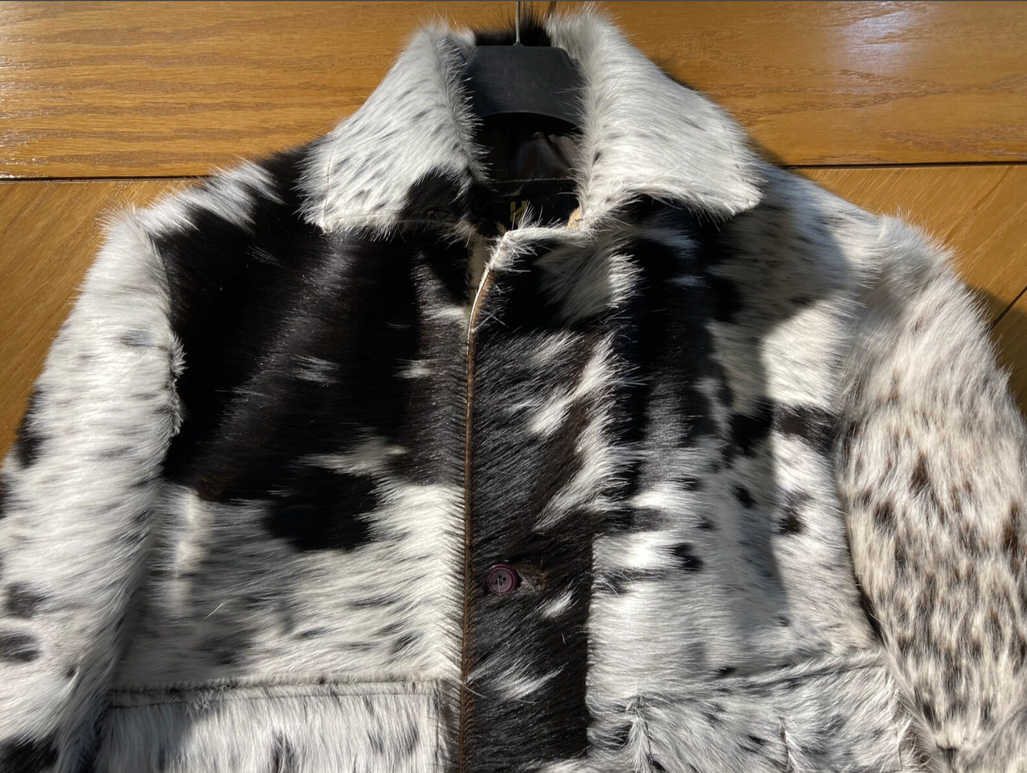 Hair On Hide Cow Skin Fur Jacket