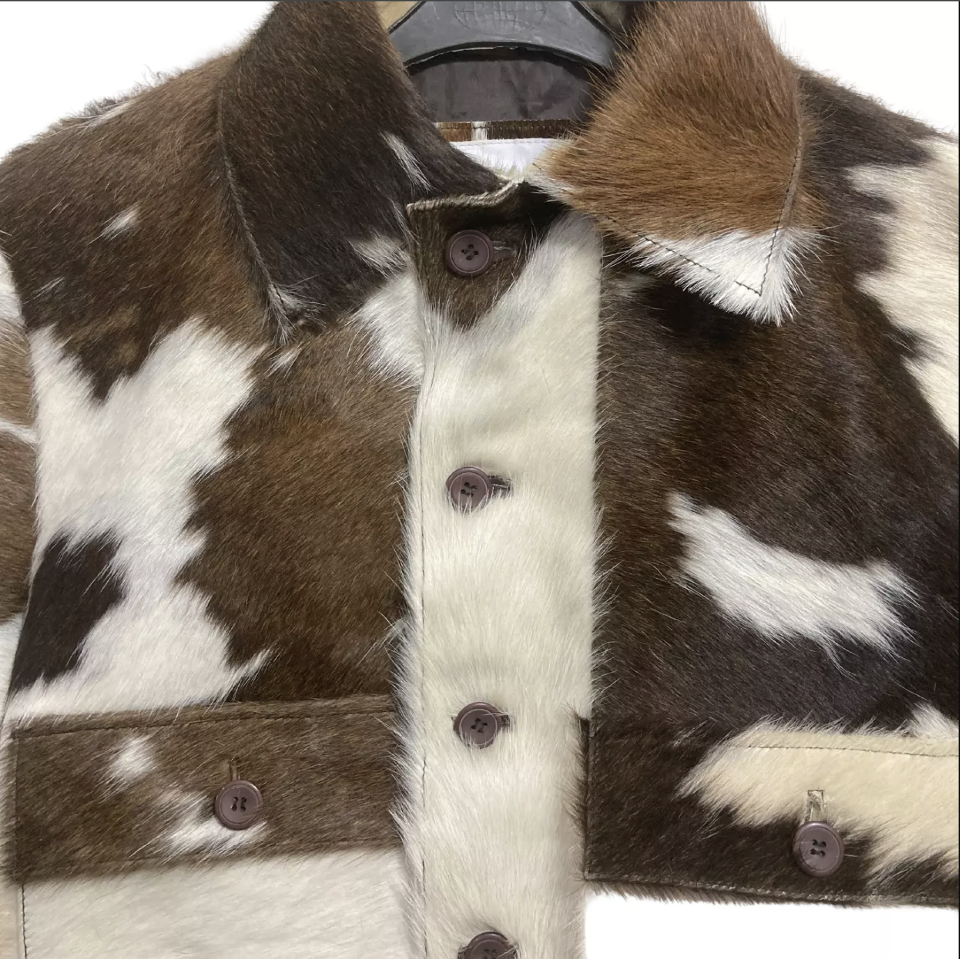 Genuine Cowhide Hair On Jacket Rodeo Style