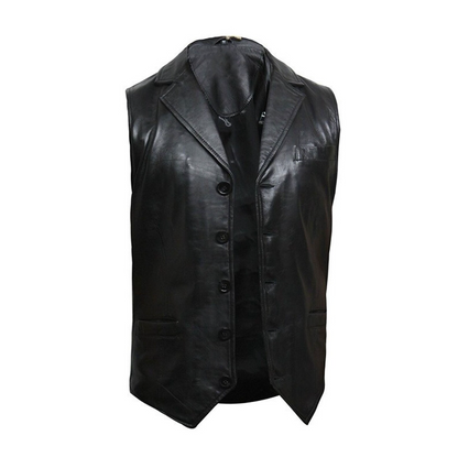 Men's Orignal Cowhide Leather Vest