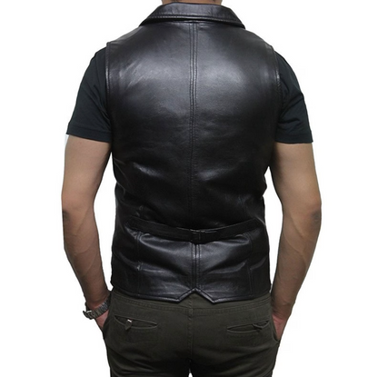 Men's Orignal Cowhide Leather Vest