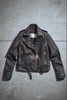 Women's Real Leather Bomber Biker Jacket