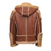 Men's Aviator Bomber Fur Shearling Leather Jacket