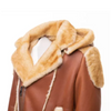 Men's Aviator Bomber Fur Shearling Leather Jacket