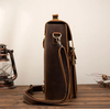 Real Leather Office Laptop Travel Backpack