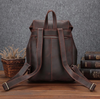 Genuine Leather Rucksack Backpack