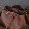 Genuine Leather Rucksack Backpack