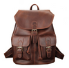 Genuine Leather Rucksack Backpack