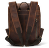 Retro Real Leather Backpack