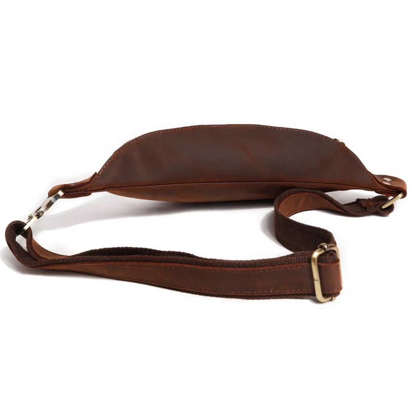 Vintage Leather Crossbody Fanny Pack