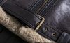 Women's Shearling Fur Real Leather Jacket Coat