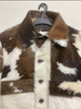 Hair On Cowhide Fur Skin Jacket Coat