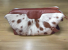 Cowhide Cosmetic Travel Organizer Toiletry Bag