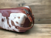 Cowhide Cosmetic Travel Organizer Toiletry Bag