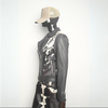 Cow skin jacket women can wear for rodeo, events, or daily style—real cowhide front and back with leather structure.

