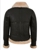 womens leather jacket fur