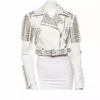 Women's Studded Leather Jacket