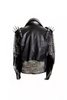 Men's Spiked Studded Riders Leather Jacket