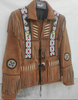 Men's Eagle Western Suede Fringe Jacket