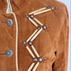 Women's Western Native Leather Suede Jacket