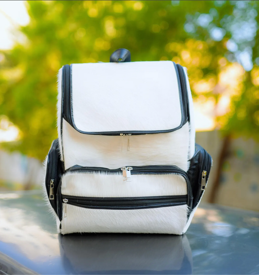 Backpacking Hair On Cowhide Fur Backpack