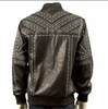 Men's Motor biker Studded Leather Jacket