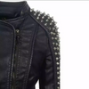 Women's Studded Leather Racer Jacket