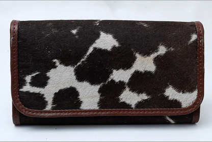 Wholesale Hair On Cowhide Clutch Purse Women's