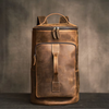 Genuine Leather Duffle Backpack