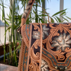 Tooled Leather Shoulder Bag Crossbody