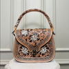 Tooled Leather Shoulder Bag Crossbody