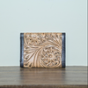 Engraved Tooled Leather Wallet For Men