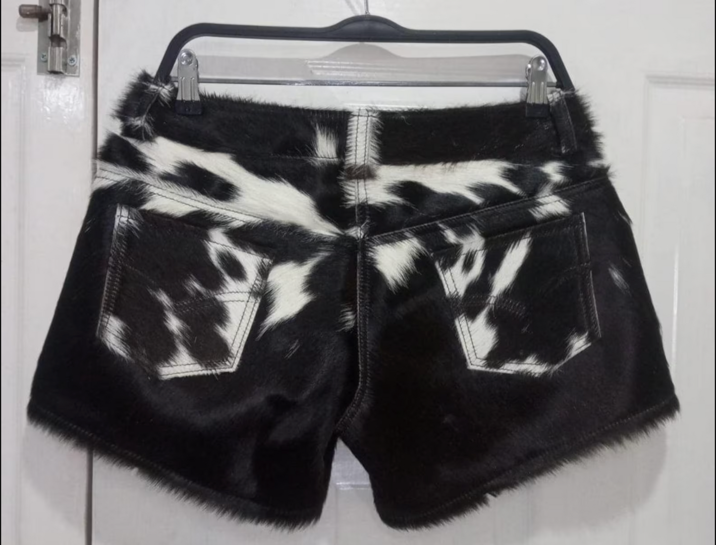 Women Cow Hide Shorts