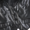 skinny leather vest women's