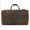 leather carryon weekender bag