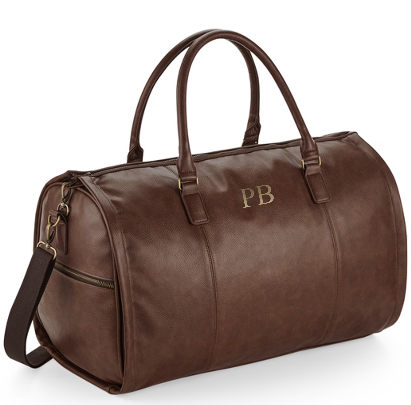 real leather convertible garment bag