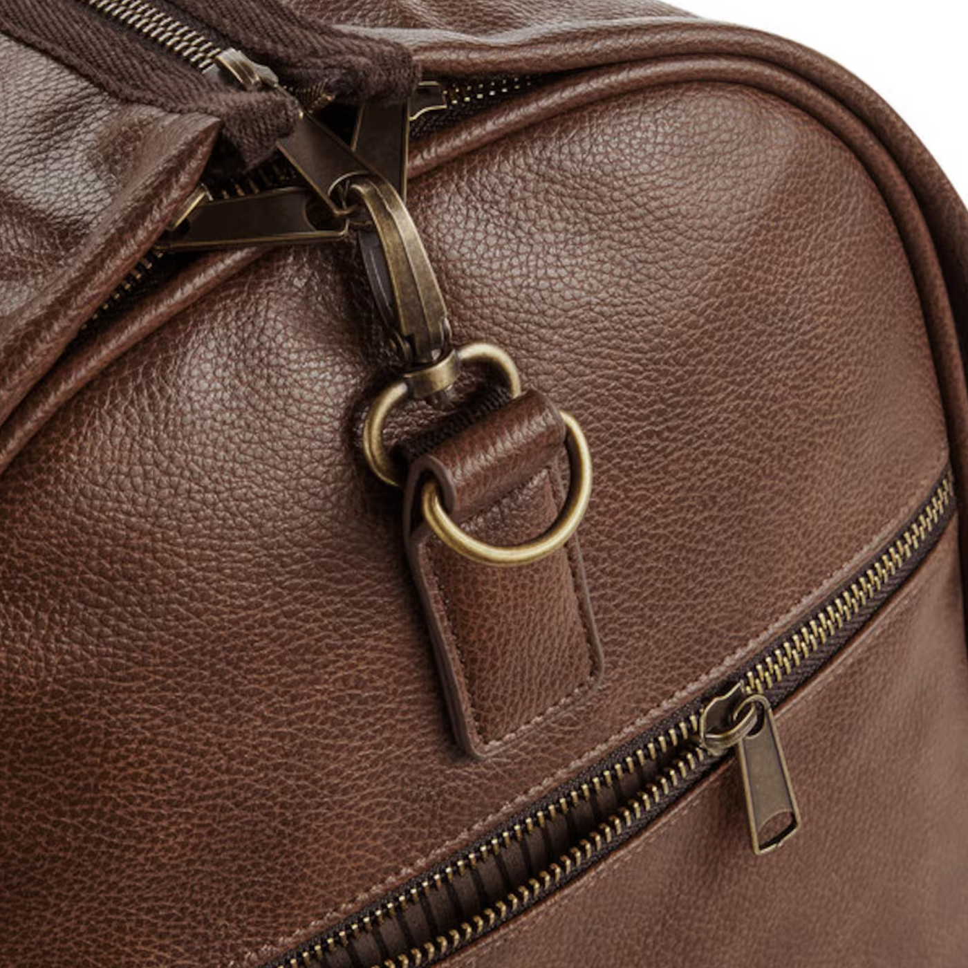 real leather convertible garment bag