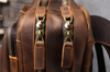 Real Leather Backpack Laptop Bag