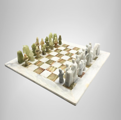 Japanese Green Onyx Chess