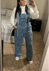 Denim Jumpsuit Overall For Women