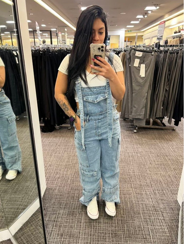 Denim Jumpsuit Overall For Women