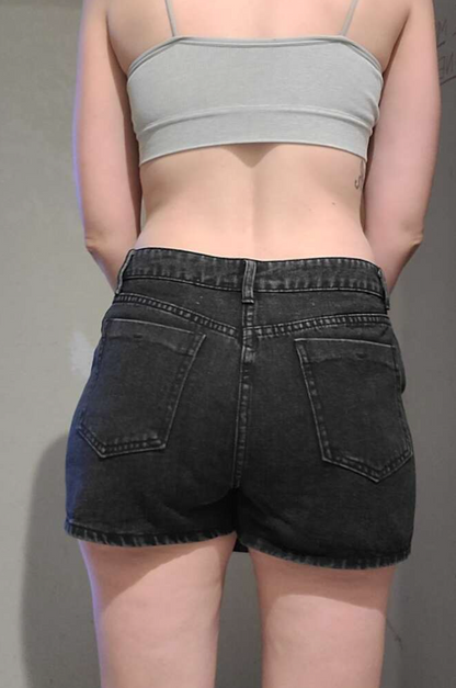 women denim short skirt