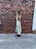 side wrap maxi skirt summer beach outfit