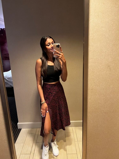 Maxi Skirt With Side Slit Beach Outfits Women