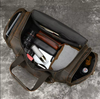 Genuine Leather Duffle Bag Mens Travel Overnight Gym Bag