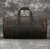 Men's Leather Duffle Bag For Travel, Overnight & Gym