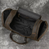 Men's Leather Duffle Bag For Travel, Overnight & Gym