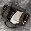 Men's Leather Duffle Bag For Travel, Overnight & Gym