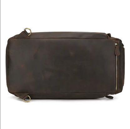 Leather Travel Weekender Bag