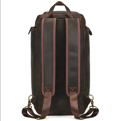 Leather Travel Weekender Bag
