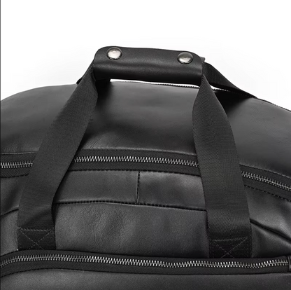 Leather Travel Weekender Bag